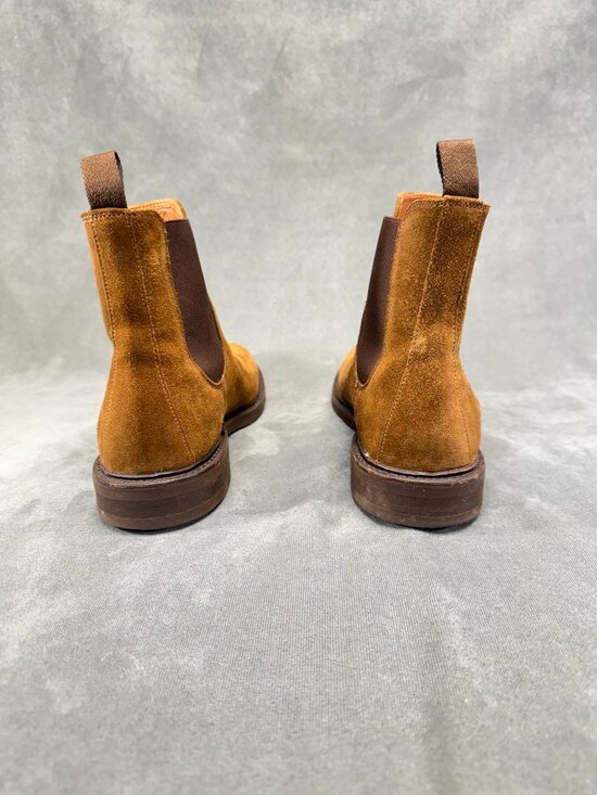 Frye Seth Chelsea Boots Men’s 11.5D Tan Suede Pull On Ankle Boots main image 7
